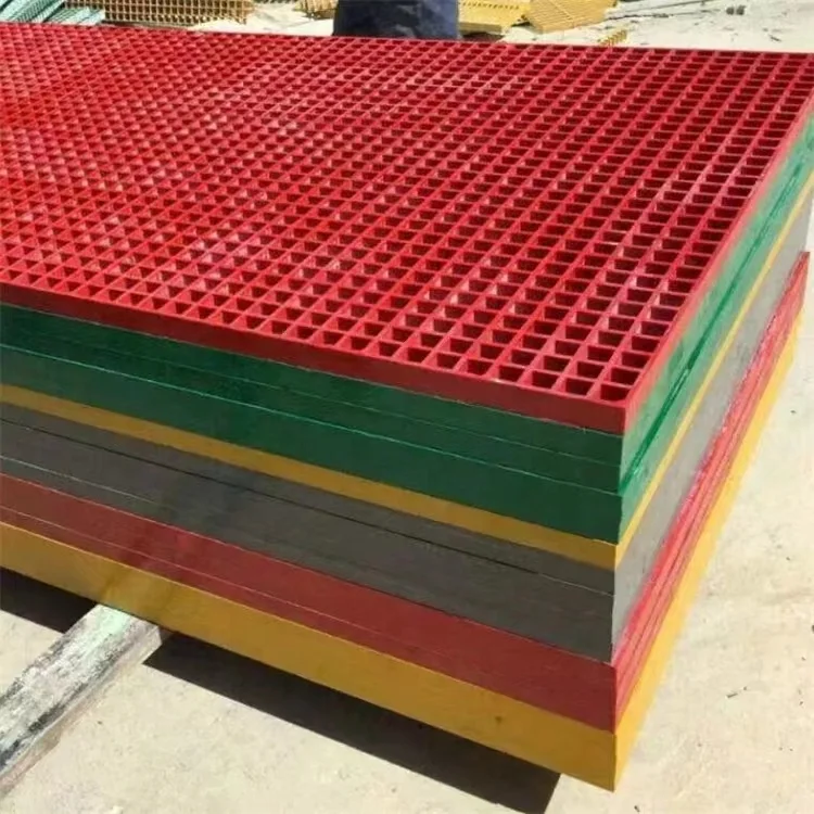 Anti Slip FRP Grating FRP Grating Panel GRP FRP Mesh Grid Grating