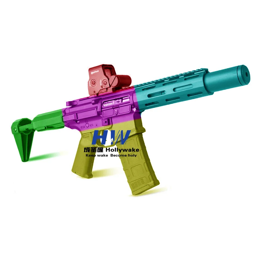 BH SLR V5-3 Gel Blasters Toy Guns Soft Bullet Electric Shell Ejecting Shooting Plastic Wholesale Set