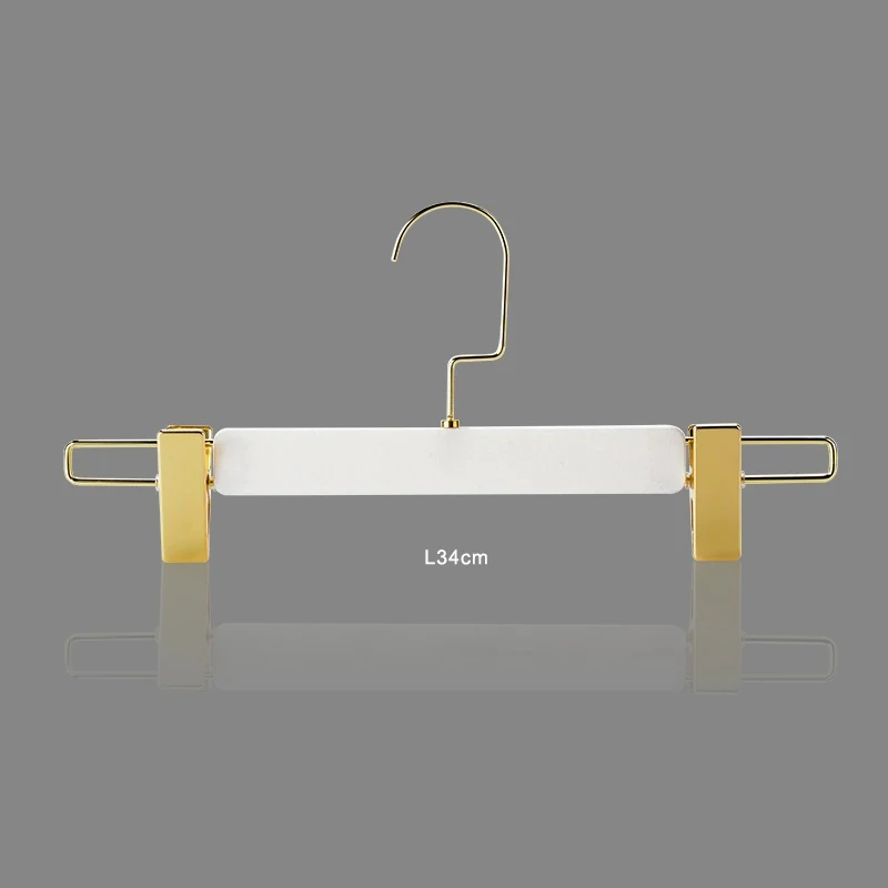 Wedding Dress Hanger Bridal Dress Anti slip Silk Plush Clothes Hanger Customized Brand Clothing Store Flocking Clothes Hanger