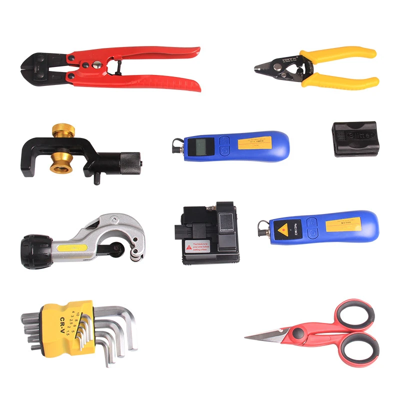 MT-8406 FTTH stripper crimping tool Optical Fiber Splicing cable stripping Tool Kit