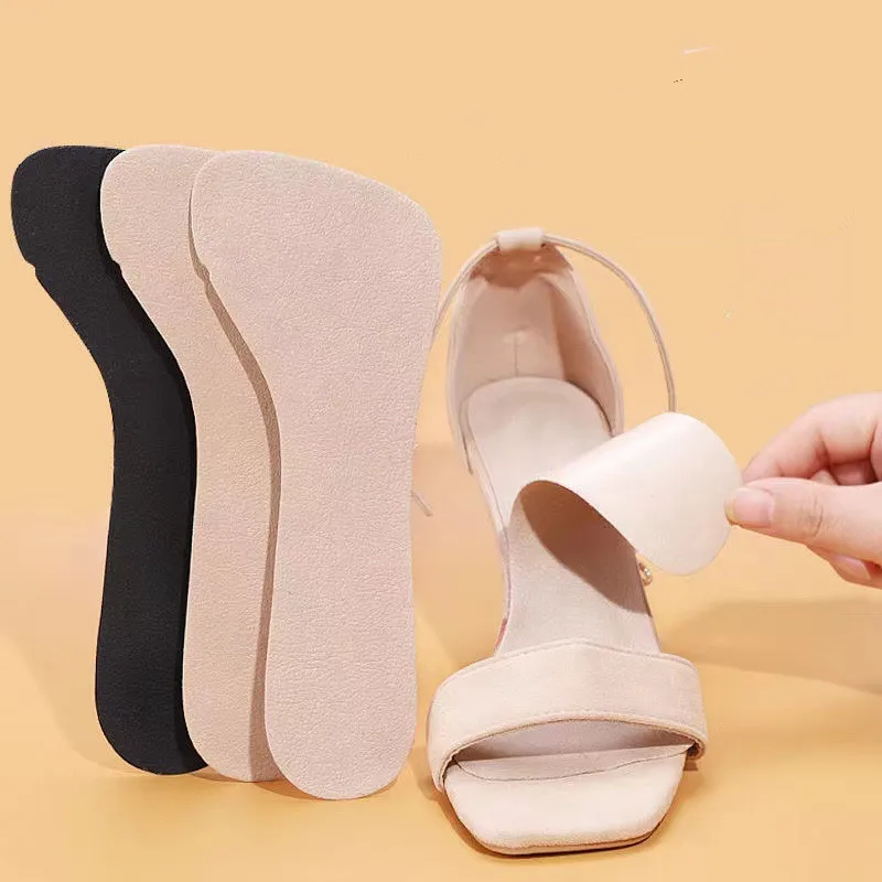 Non-slip 3/4 pad summer ultra-thin sweat absorption breathable soft sole comfortable single shoe self-adhesive can be cut