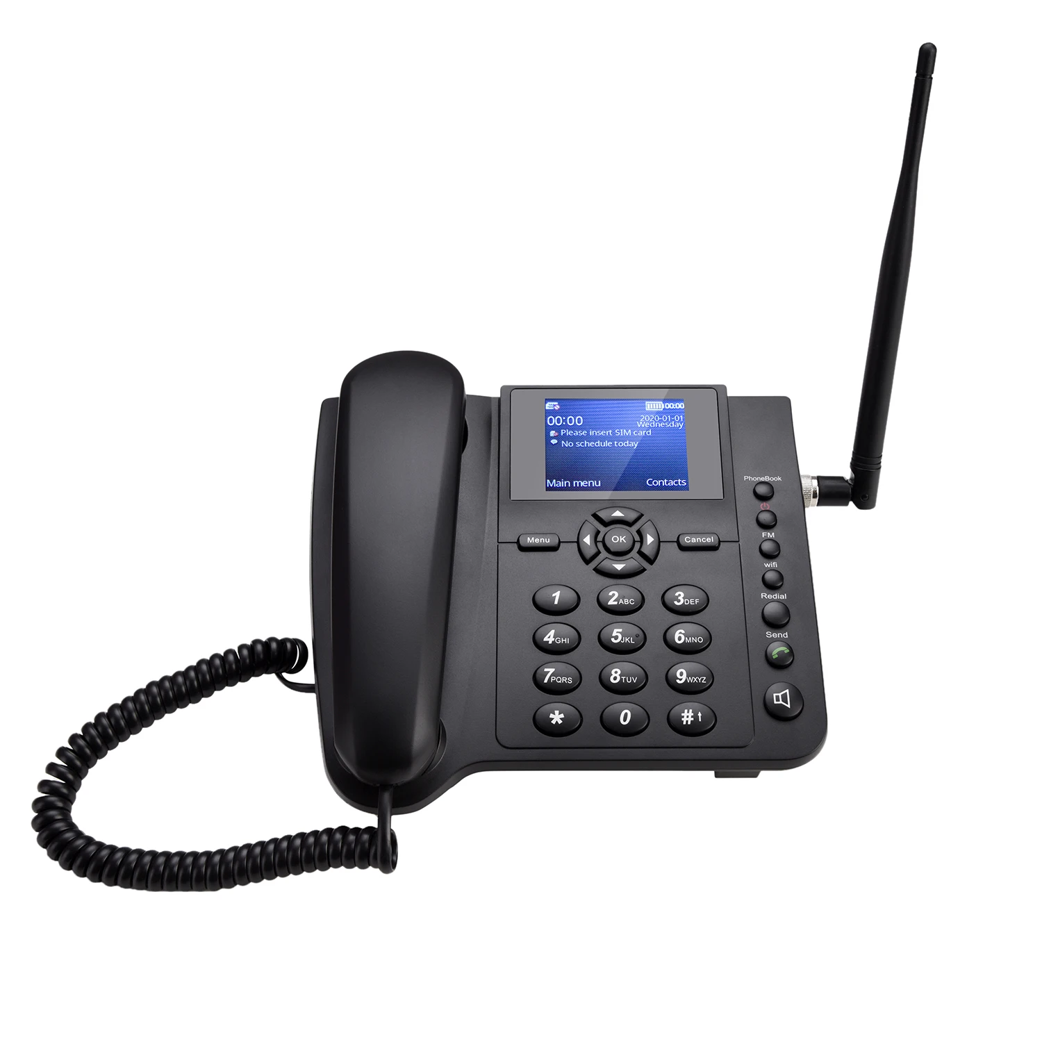 FWP LS960D 4G LTE Fixed wireless phone Cordless Desktop telephone with VoLTE  BT and WIFI HOTSPOT SIM Card For Office Home