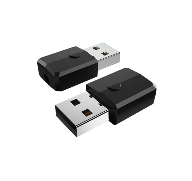 USB 5.0 3.5mm AUX Hi-Fi Wireless Audio Adapter, 4 in 1 Mini BT Transmitter Receiver for TV, PC  Headphones, Car