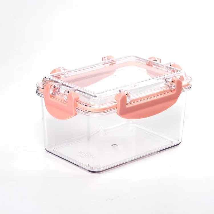 Hot Selling 9 color Airtight Food Storage Container  Dry Goods Pantry Organization Plastic clear  food box Transparent candy box