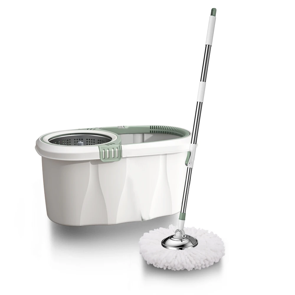 High Quality 360 Magic Mop Microfiber Rotating Cleaning Dry Wet Spin Flat Mop Bucket with wringer