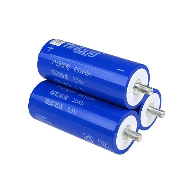 2022 Grade A Yinlong LTO Battery 66160 2.3V 30AH 35Ah 40Ah 45Ah Lithium Titanate Battery for Solar Battery Energy Storage