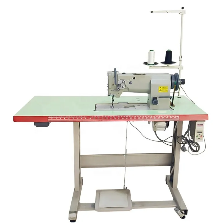 Industrial flat bed lock stitch sewing machine for sofa furniture
