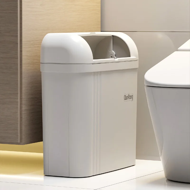 3 Gallons Papelera Automatic Slim Toilet Trash Can With Lid