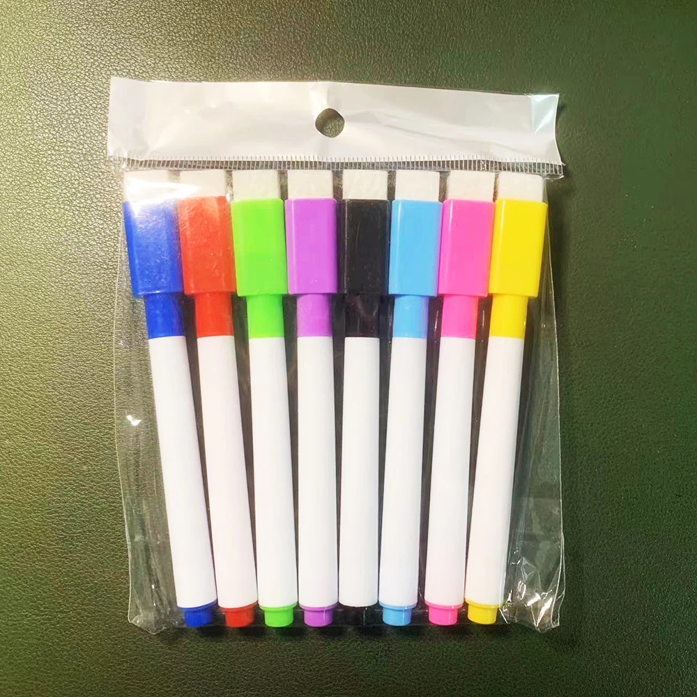 Diy LED 3d creatives Pen rewrit luminous blank led note board acrylic rewrirable night light with message board