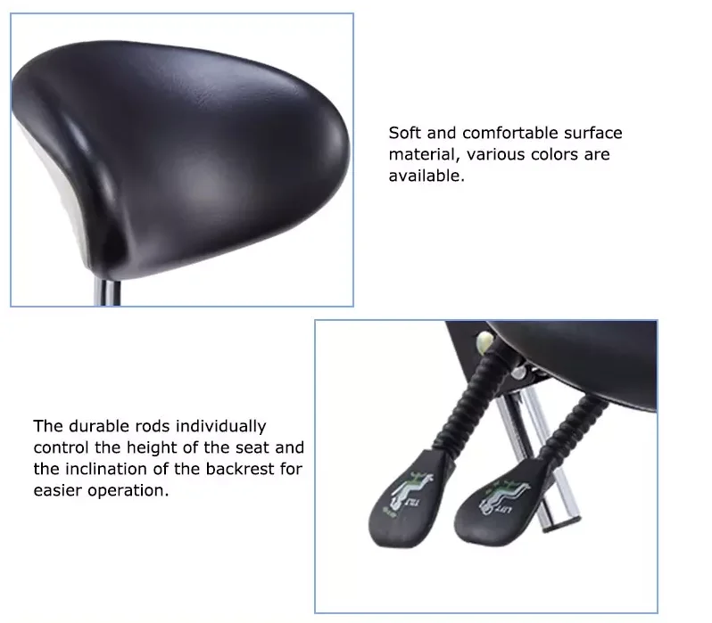 Dental Stool Operating Stool Nursing Stool dental saddle chair for Dental Office Use