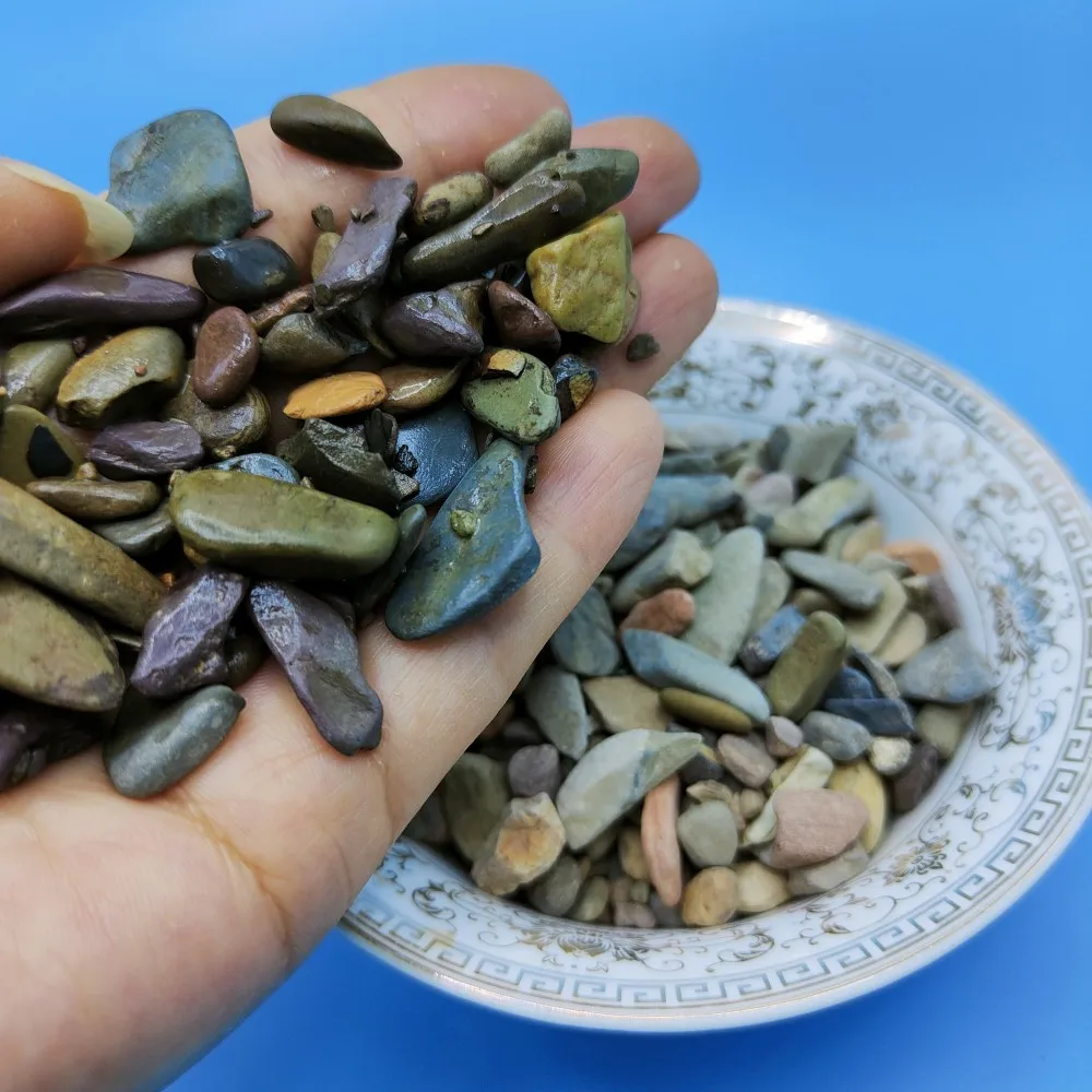 High quality Original bottom sand of fish tank quartz loose pebble stone epoxy resin pebble stone floor decoration