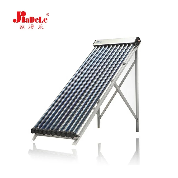 JIADELE China Supplier Custom Heat Pipe 30 Evacuated Tubes Glass Solar Collector Solar Water Heaters For Bathroom Swimming Pool