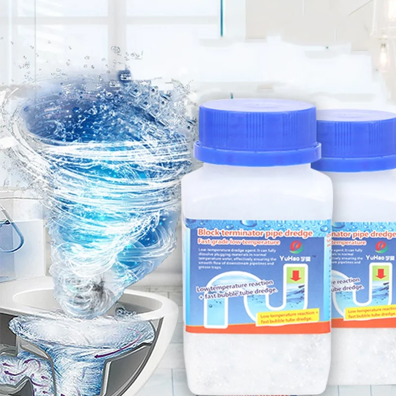 268g Powerful Pipe Dredging Agent Sink Drain Cleaner Powder For Kitchen Sewer Toilet Brush Closestool Clogging Cleaning Tools