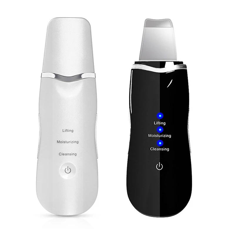 Electric Cleaner Portable Ion Ultrasonic Skin Scrubber Facial Exfoliating Scraper Skin Scrubber
