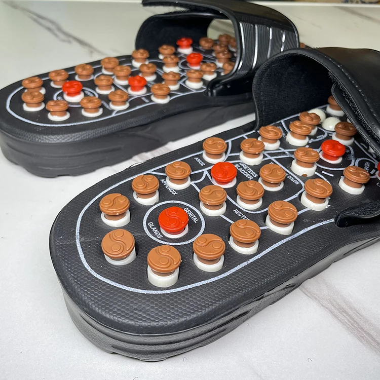 Pretty Design Female Wholesale Acupuncture Slippers Foot Bath Massage Shoes For Man