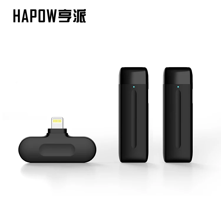 Hapow Cheap price lapel microphone lavalier wireless professional mic digital wireless stereo microphone