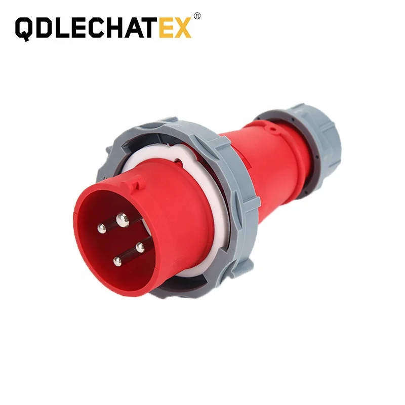 Type 0242  ip67 380v 415v 6h 3P E  4pin 32A Industrial Waterproof plug