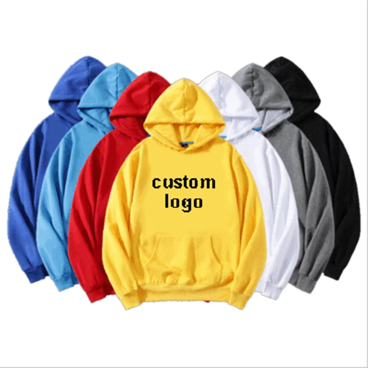 
Custom Solid Color Organic Cotton Hoodie Women Pullover Sweatshirt 