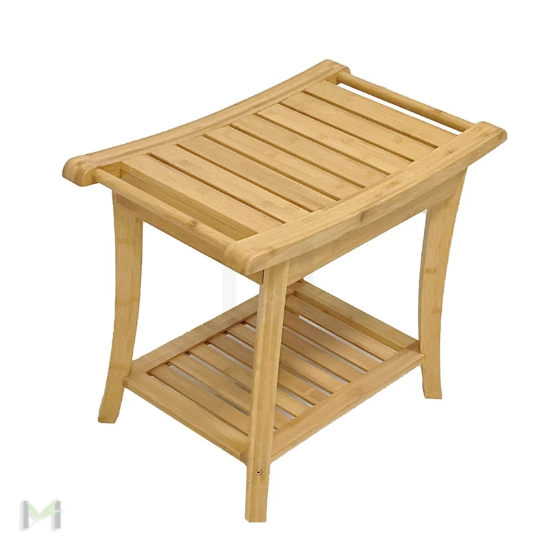 Бамбуковая скамейка для душа спа стул бритья С нескользящими ножками ванной гостиной