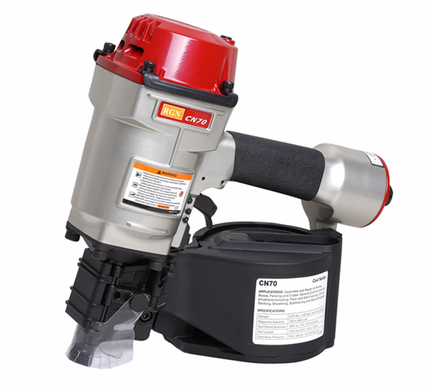 high grade 3.5kg CN70 pneumatic coil nailer for pallet