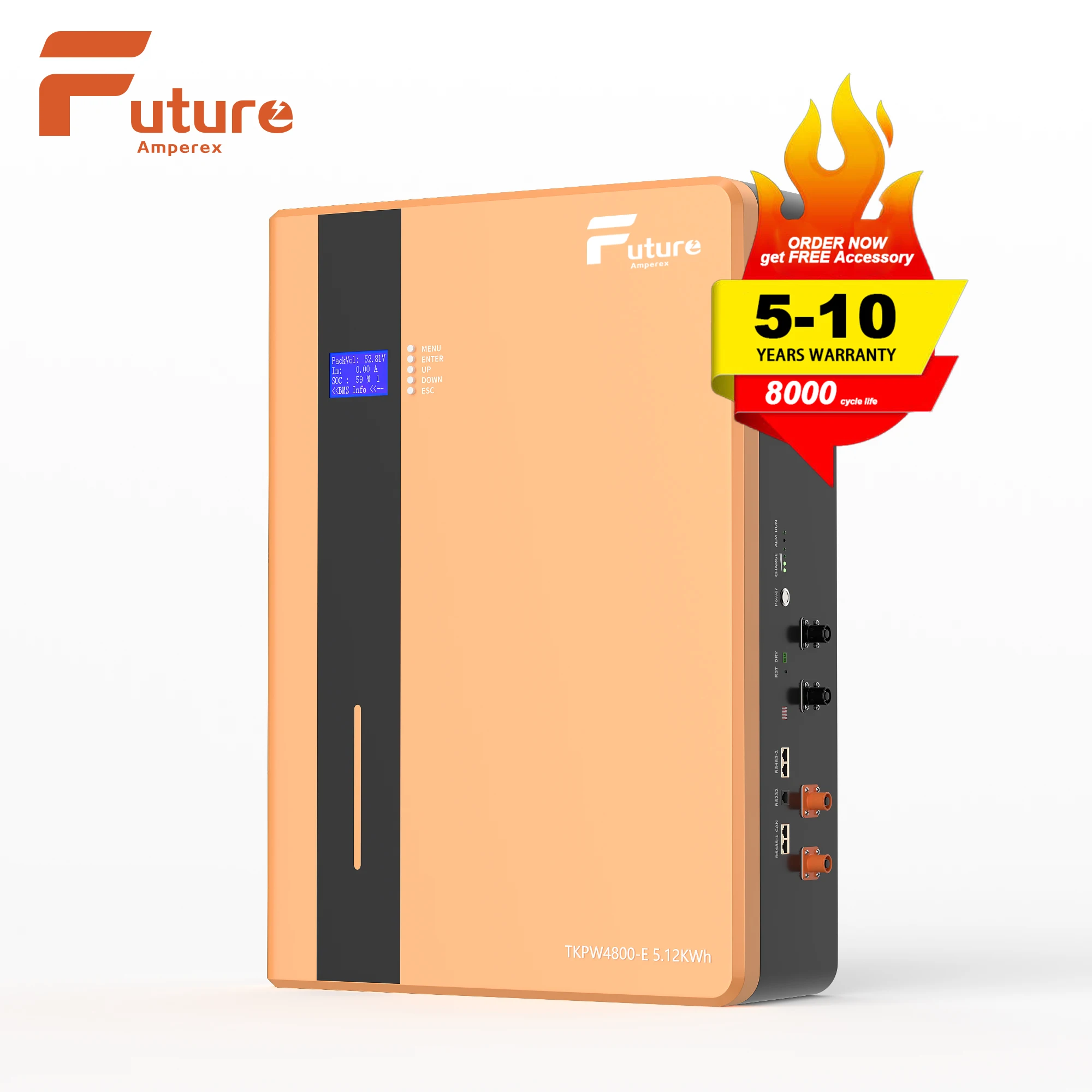 Литиевая настенная батарея Taico 5 кВт 10 24 В солнечная энергия 50 Ач 100 200 ач 400 литиевая