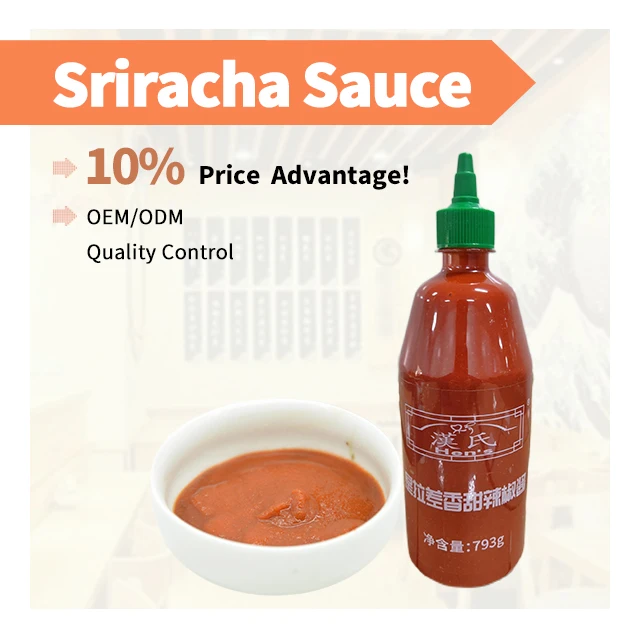 Сильный горячий соус Чили sriracha чили с чесноком