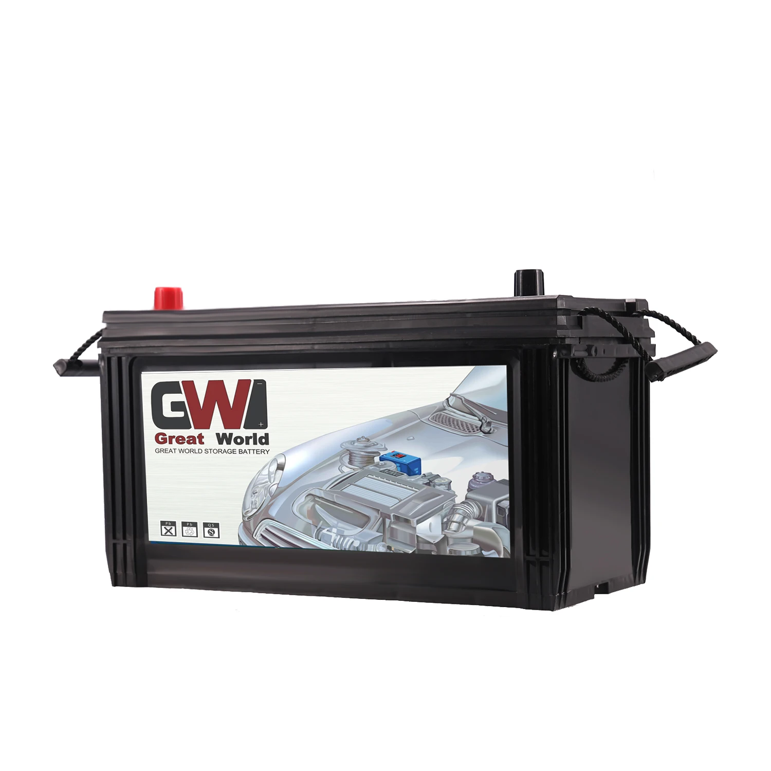 High Quality 12V 100Ah Solar Auto Battery Maintenance Free Starter Stop Car Batteries For Cars Supplier