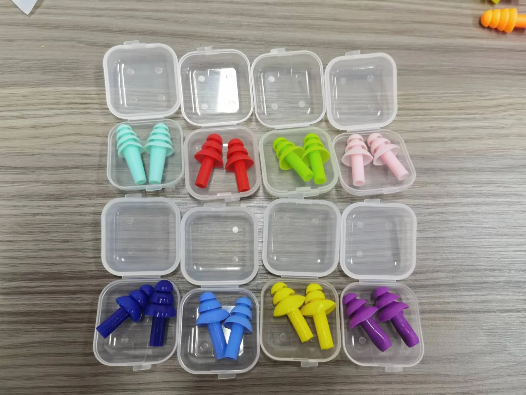 Individually Wrapped Soft Silicone Reusable Earplugs 32dB
