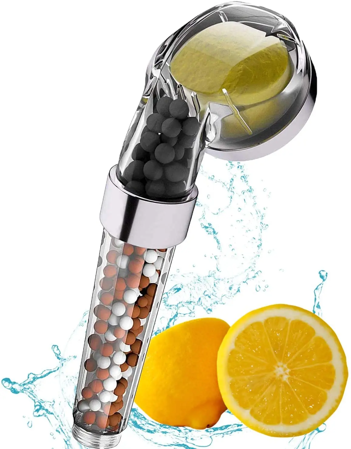 
Турбо-фильтр для душа высокого давления, головка витамина С, ионный фильтр из камня для экономии воды 