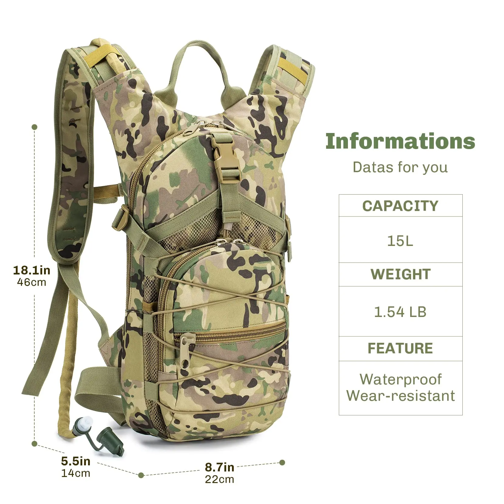 Foldable Running Bag Hiking Hydration Bicycle Polyester Sport Outdoor Backpack For Women Men