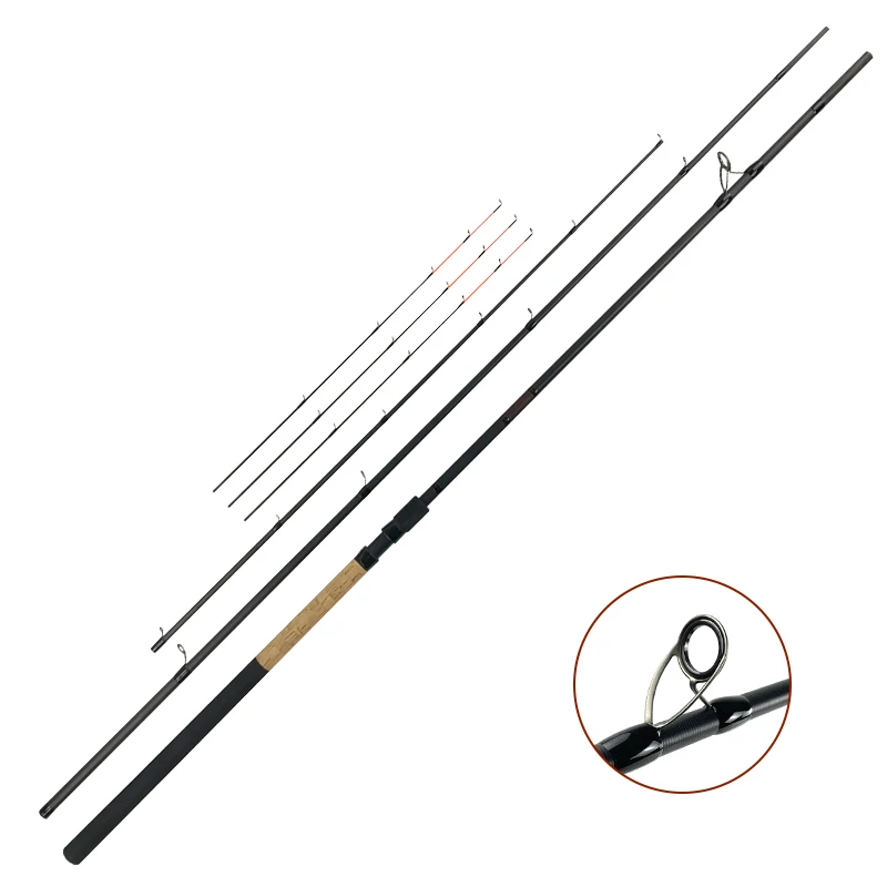 Quality 30T Carbon Sea Fishing Fast Action Long Cast Europe Area 3.9m Feeder Rod With Fuji Reel Seat