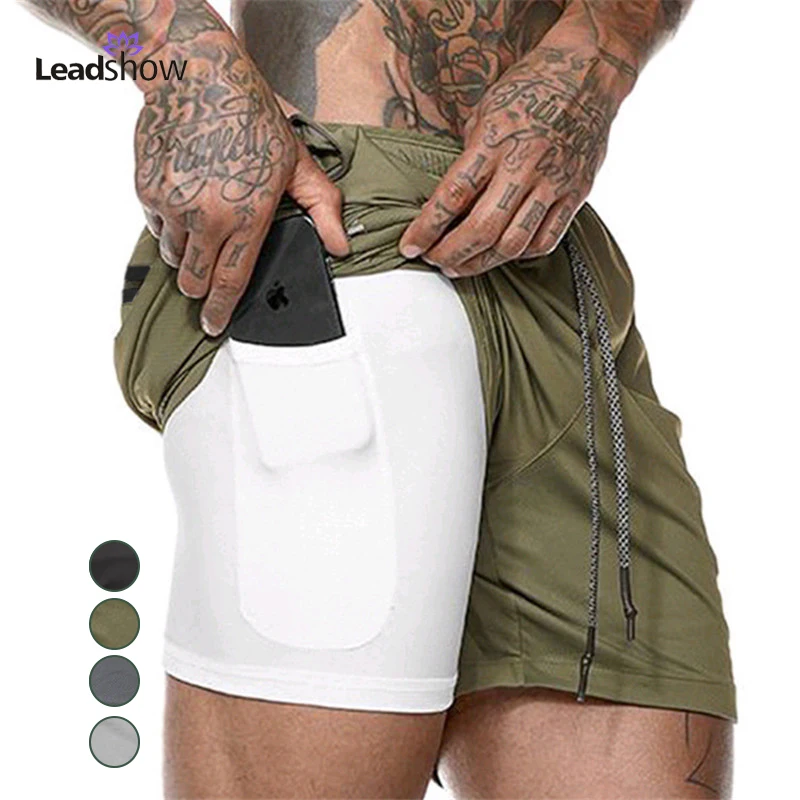 mens fitness apparel Running Shorts With Pockets Jogger Sweat Wholesale Fitness  Workout Custom Athletic Polyester Gym Shorts