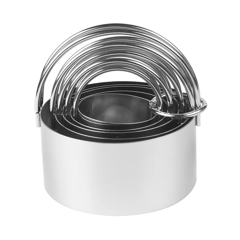 Pastry Decorating Bake Tools Mousse Ring Cookie Square Metal Cookie Cutter Biscuit Cutter Stainless Steel Cookie Cutters Set