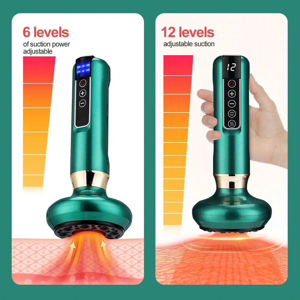 Electric Cupping Machine Device Massager Cups Smart Glass Therapy Cupping Cups Sets Vaccum Electric Cupping Therapy