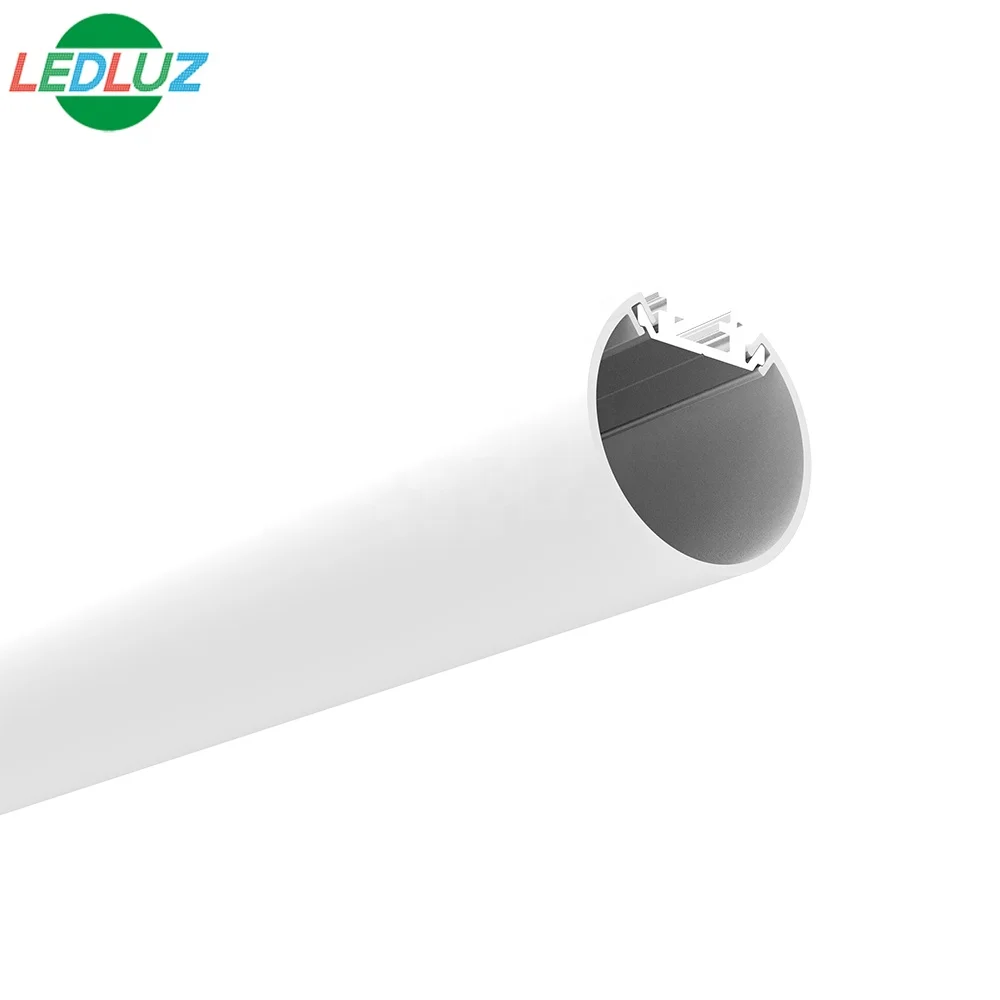 
40mm diameter aluminum profile for surface or pendent light 