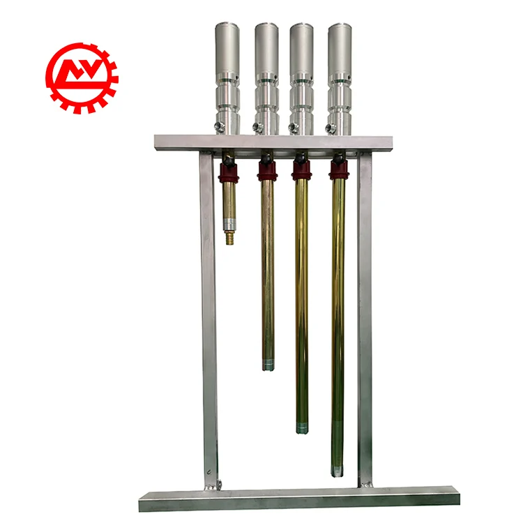 Wall Mount Automatic Pneumatic Piston Lube Drum Pumps Air Operated Barrel Lubricating Oil Pump With Counter