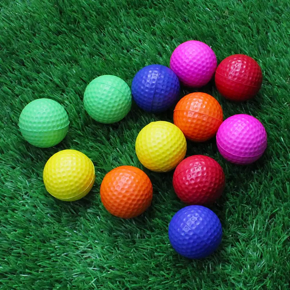 Multiple Color Stress 332 Dimple Ball Soft Sponge Foam Practice Golf Balls Custom Logo Available