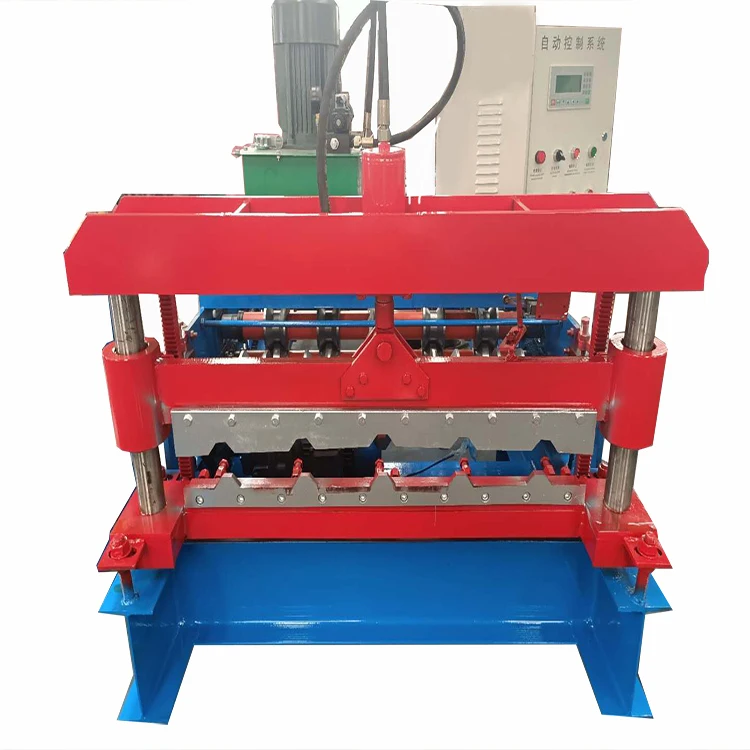 single layer aluzinc roofing roll forming machine ibr roofing making machine
