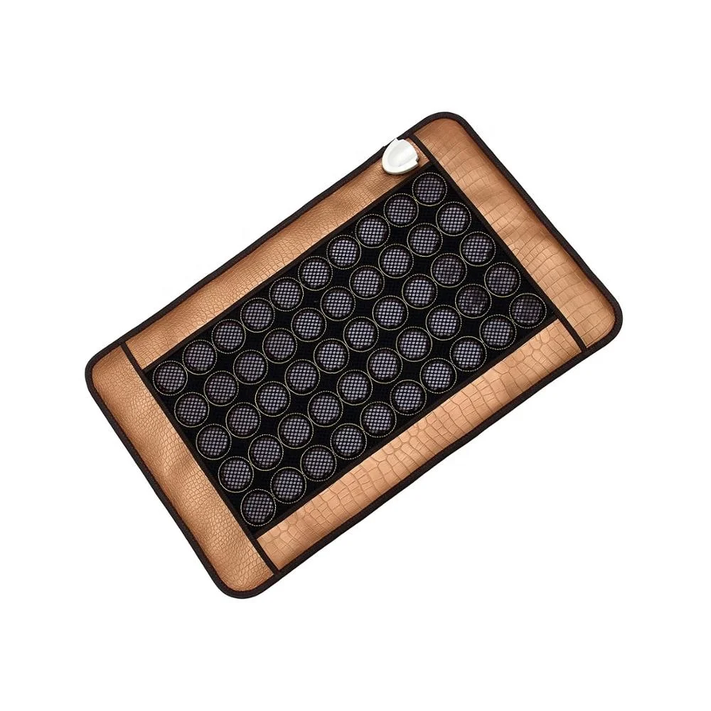 Матрас с инфракрасным подогревом PEMF, матрас из натурального нефрита, турмалиновая Подушка, Нефритовый коврик для здоровья с электрическим подогревом