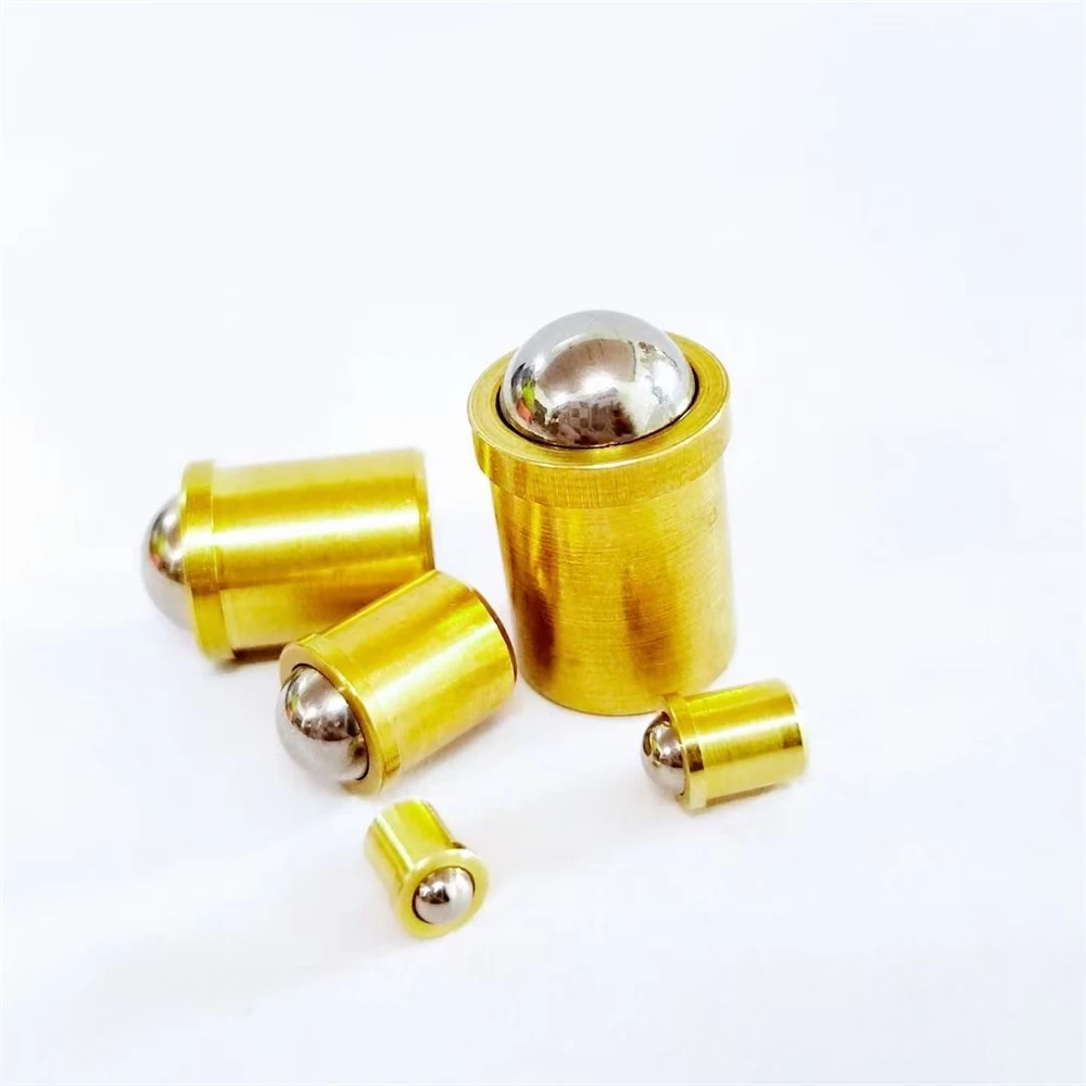 slotted head Spring loaded pin plunger with plastic ball
