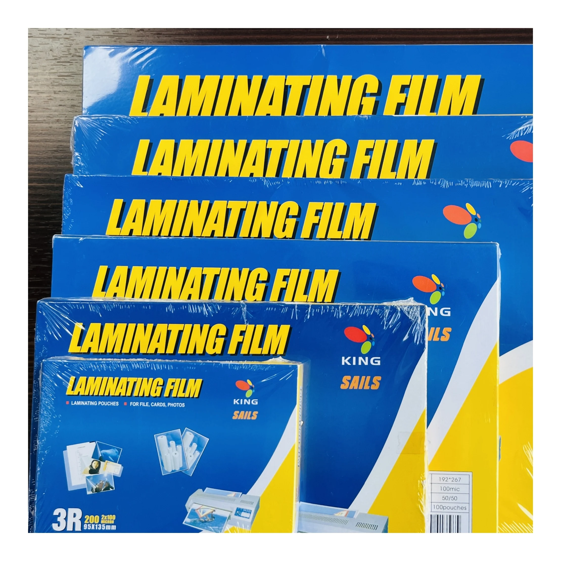 factory direct sales thermal laminating pouches film roll sheet A3 A4 5mil plastic film for report photo document protection