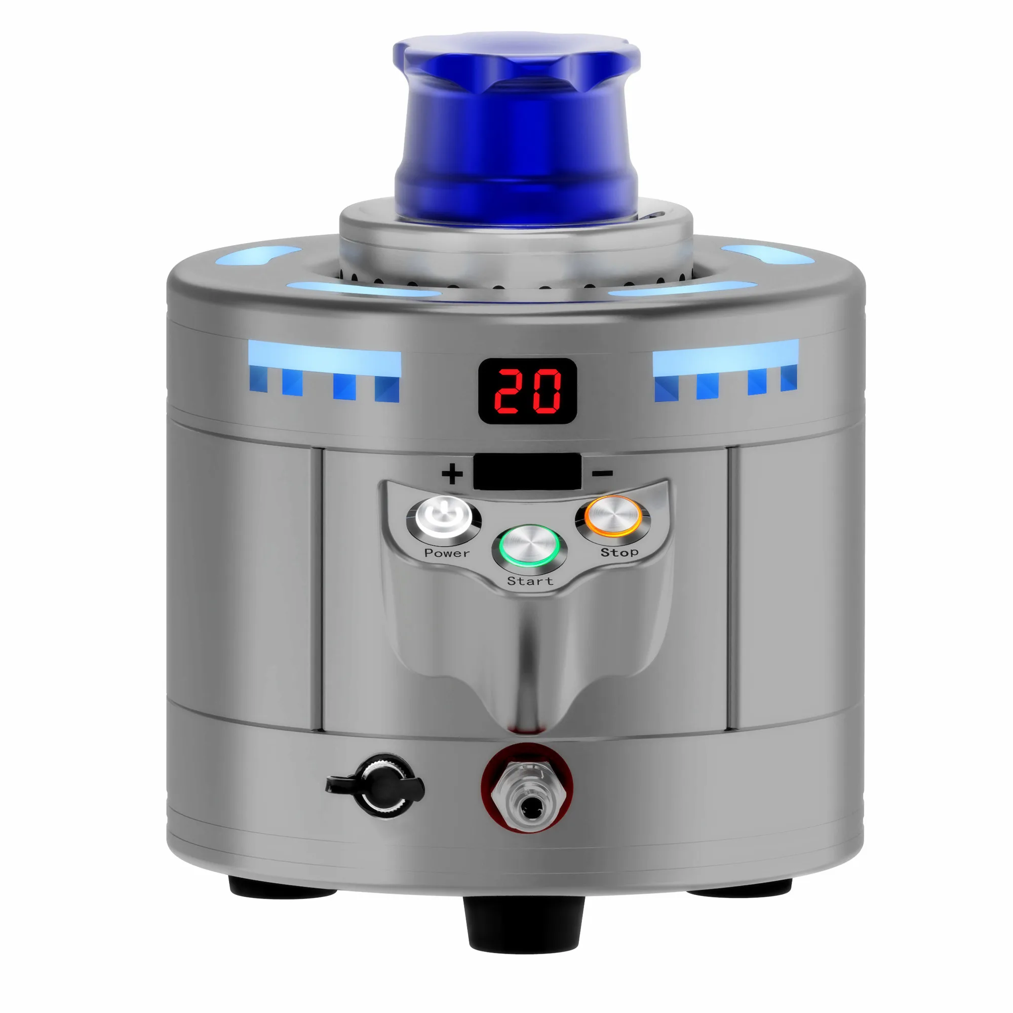 stainless steel instant glass chiller automatic mini dry ice maker machine CO2