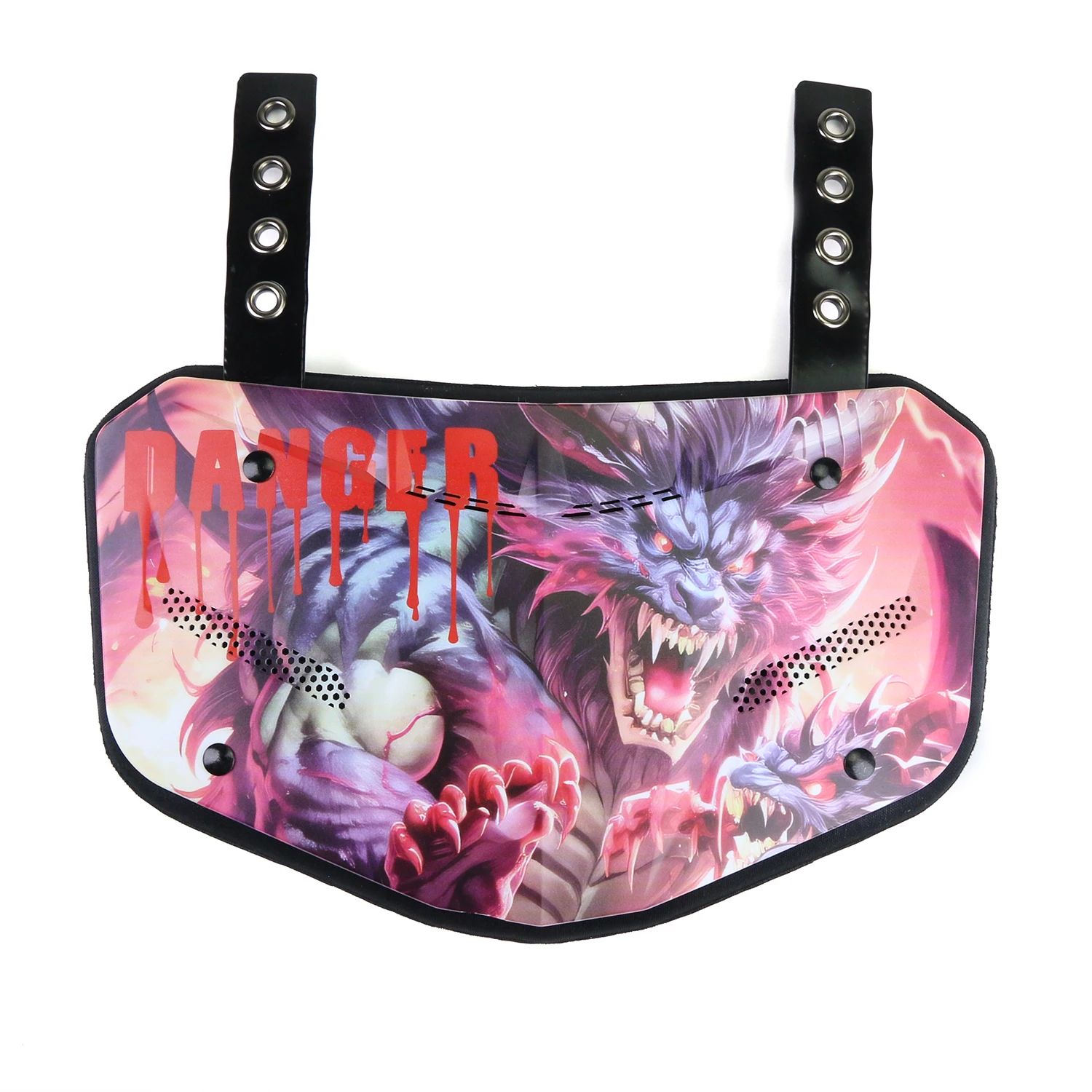 NEW Arrives American Football Back Plates with Vents Adults Back Flaps Low Back Pad Protection