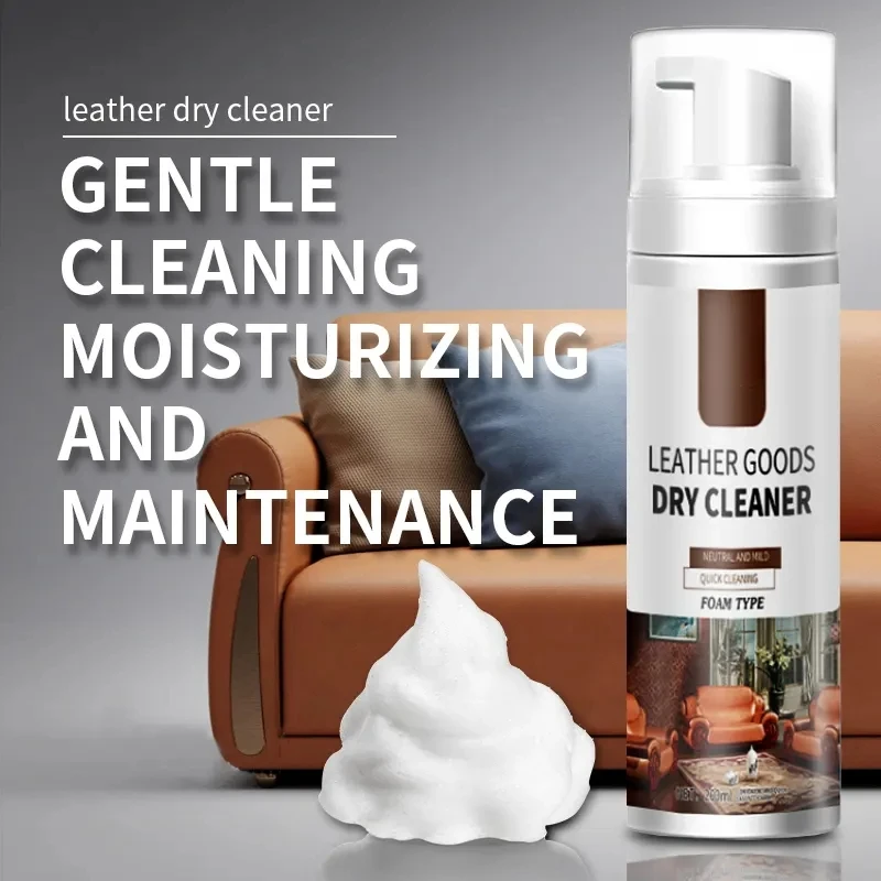 New Eco-friendly Leather Products Multifunctional Sofa Car Seat Handbag  Jacket Leather Dry Cleaning Multipurpose Foam Cleaner