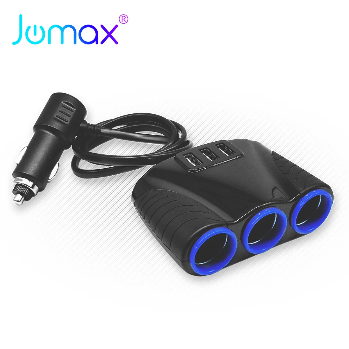 Trending Products 2022 3 ports USB Cigarette Lighter Car Charger For USB B Cable Car Phone Charger Wireless Car Charger
