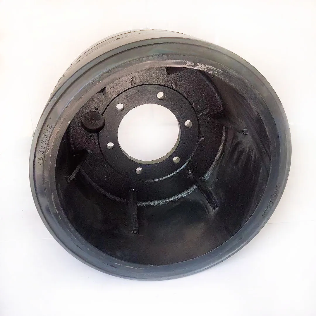road machinery  parts  BF800 asphalt paver machine  Soild tyre wheel