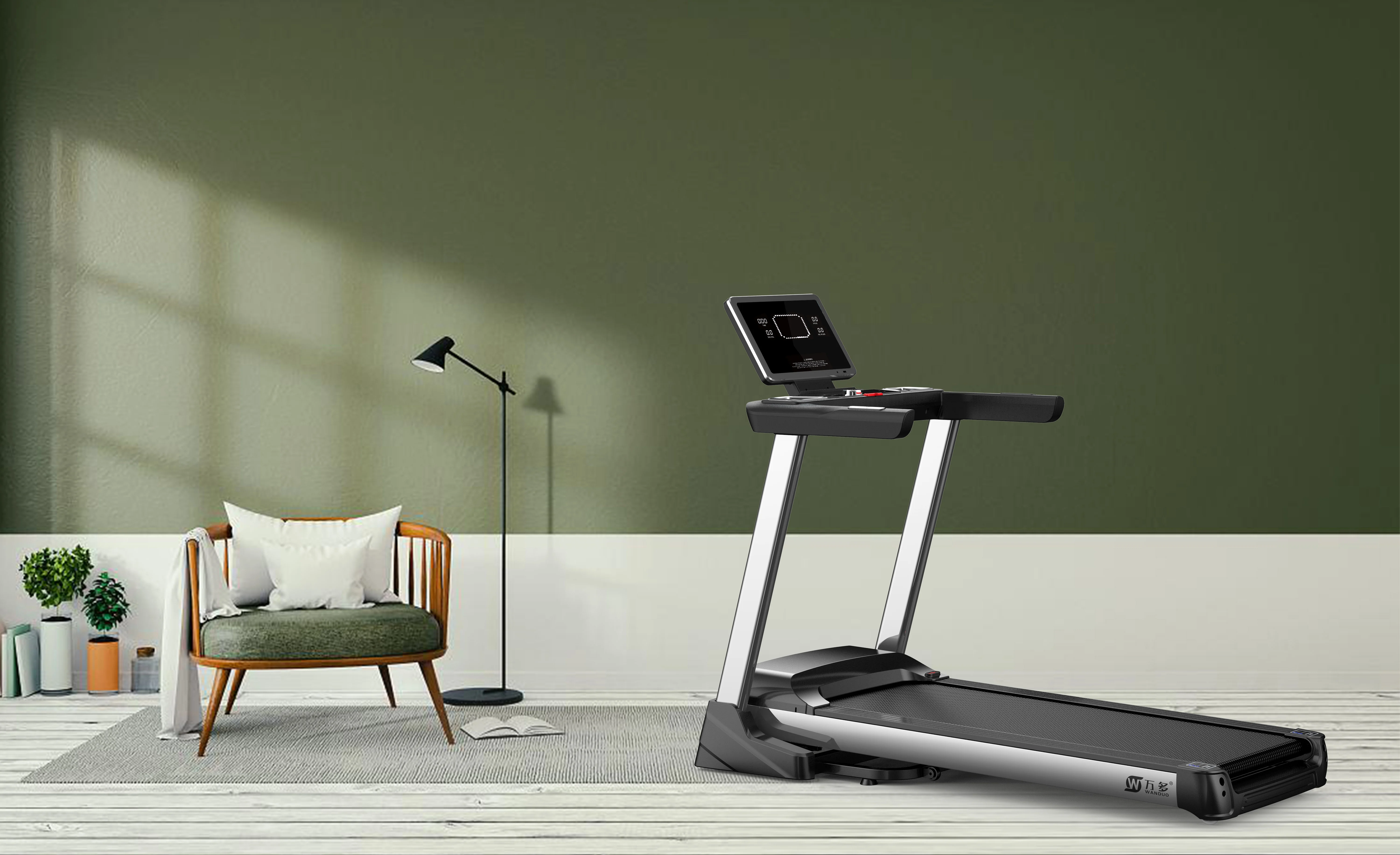 WANDUO Cheap Price Big Screen Treadmill Gym Fitness Exercise Running Machine Treadmill Sports Motorized Treadmill