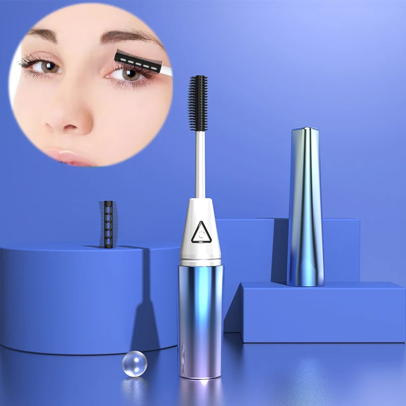 New advanced Painless Lash Lifting Electric cosmetics makeup Heated Eyelash curler with silicone comb head