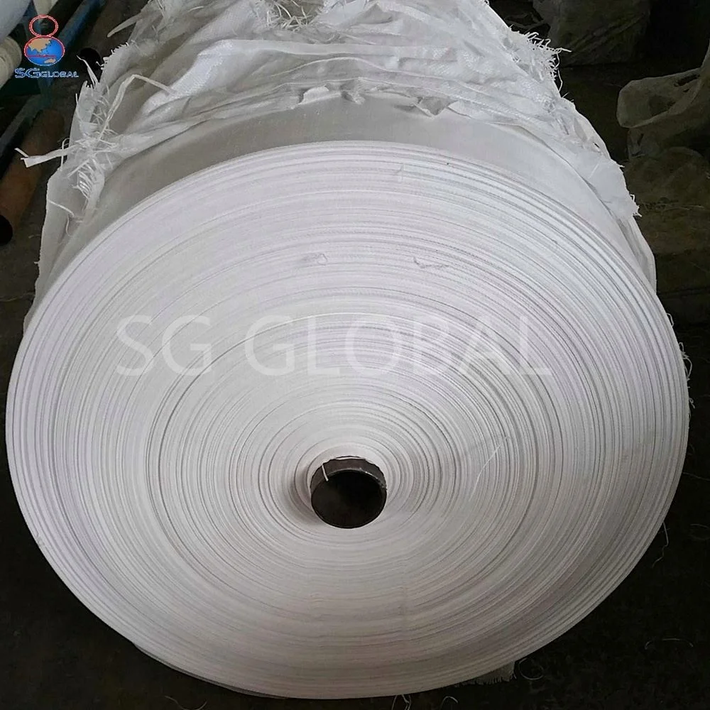 GRS CE OEM PP Polypropylene Woven Fabric in Roll Woven Bag Agriculture Recyclable 3 Tons 100% Virgin PP Accept 38-230gsm CN;SHN
