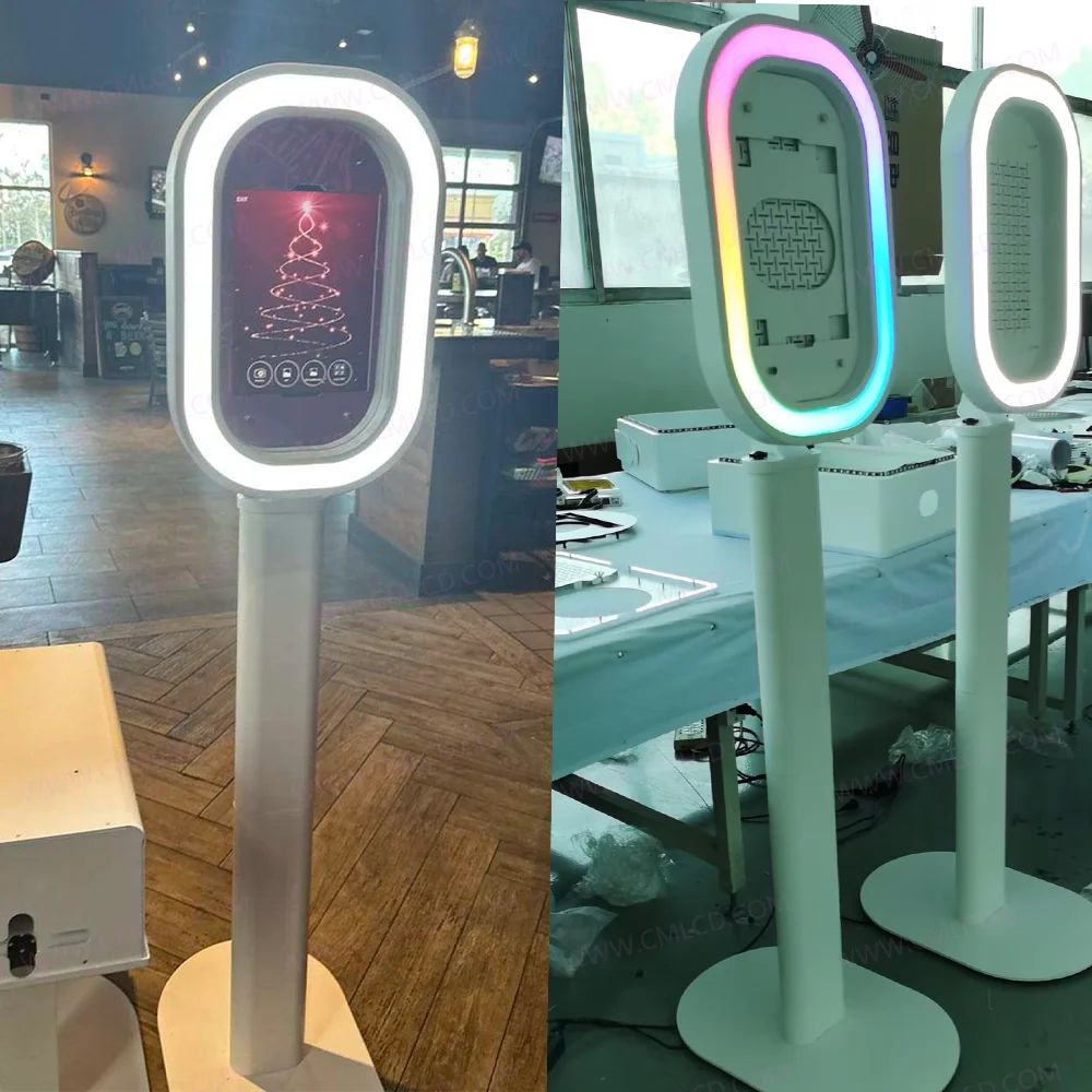 Элегантная фотобудка для маленьких свадеб: переносная оболочка iPad со светодиодной подсветкой 11/13 дюймов и поверхностный Pro - Personal Touch